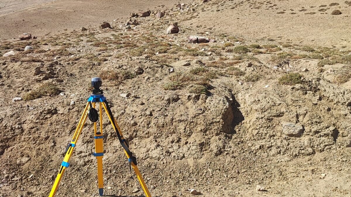 Red geodésica proyecto minero Atacama
